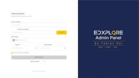 EdXplore Admin Panel